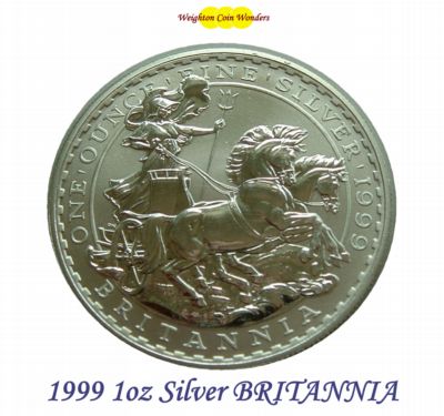 1999 1oz Silver BRITANNIA